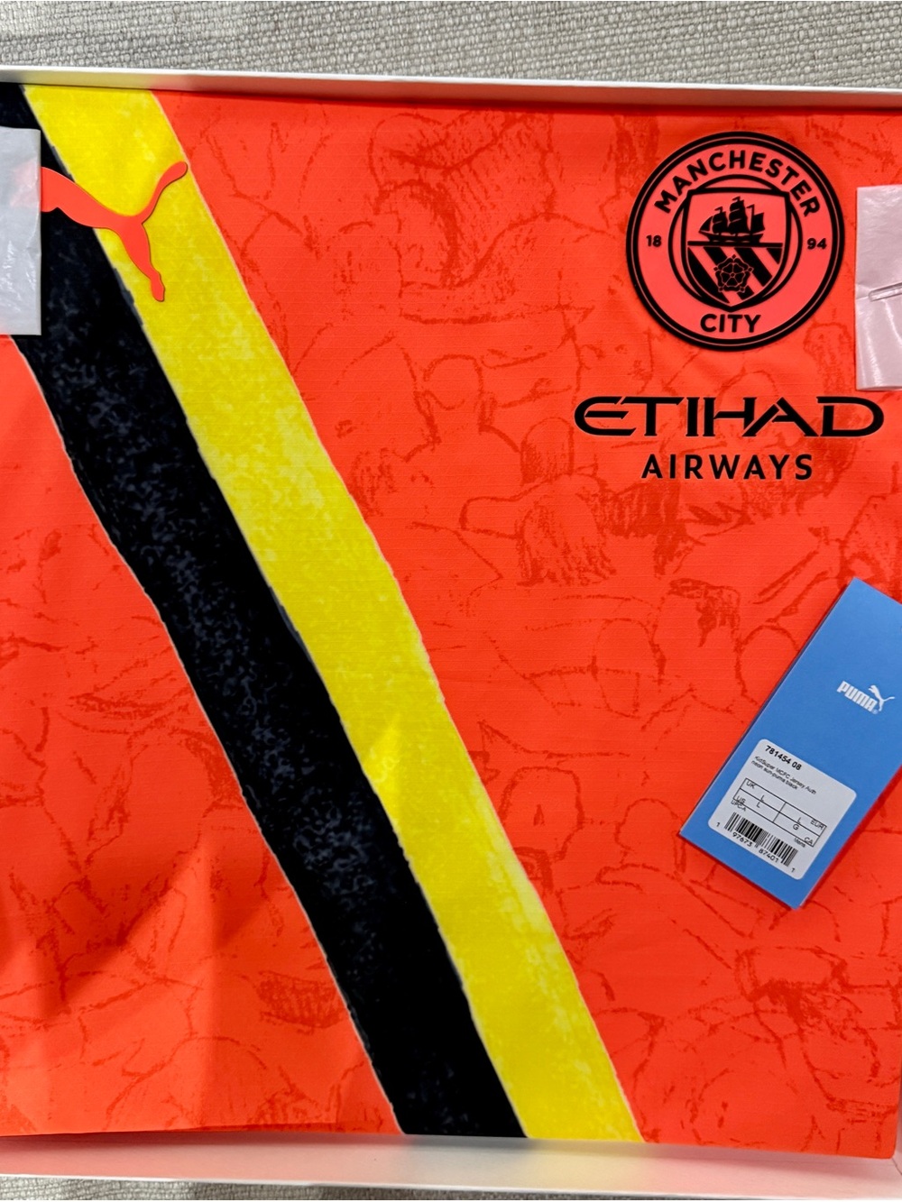 PUMA Manchester City authentic player version Size Large